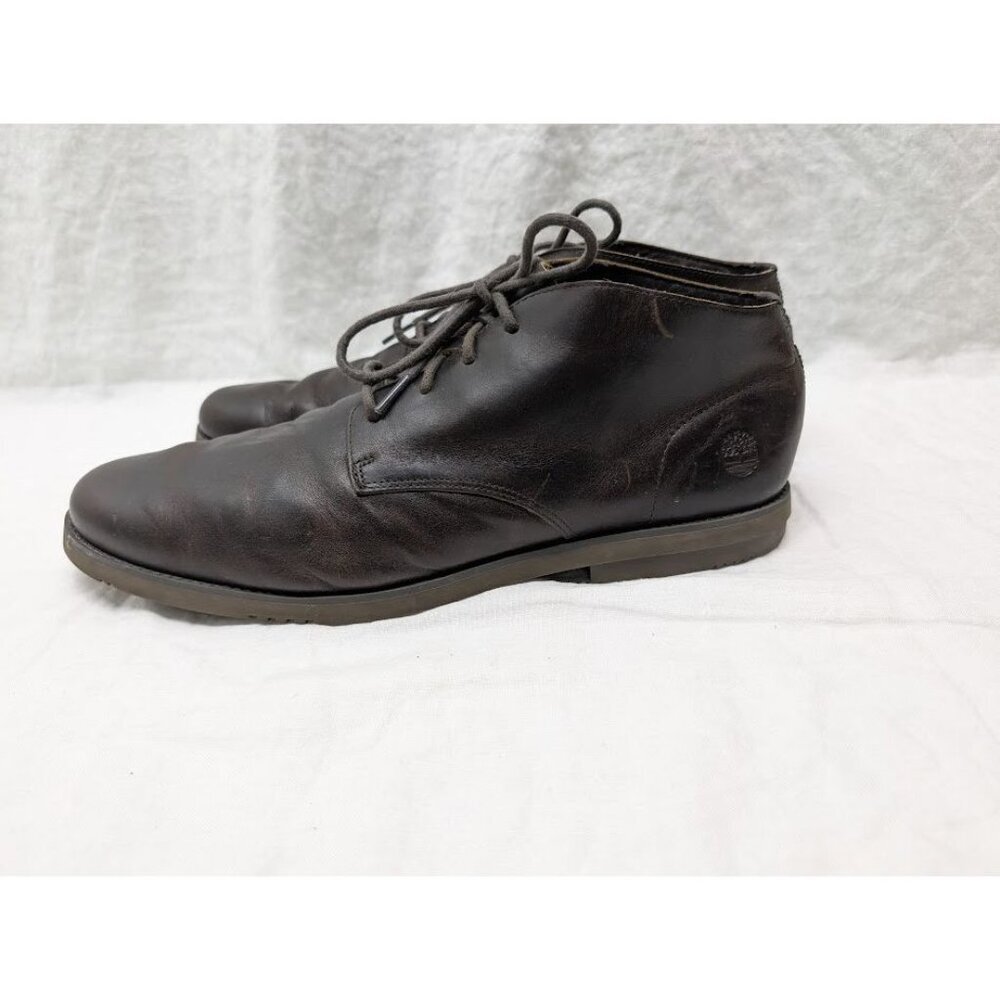 Timberland Yorkdale Chukka dark brown men's size 12 with Ortholite casual SH6 - Picture 3 of 10